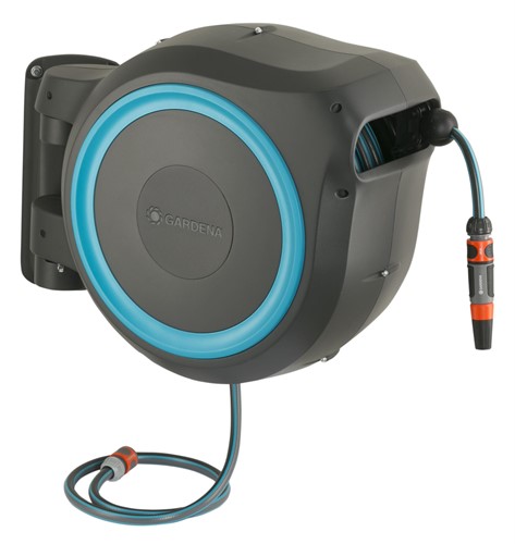 Gardena Väggslangbox RollUp XL (35m) Turkos