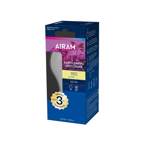 AIRAM LED Filament plantlampa normallampa