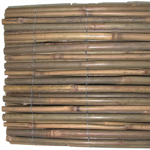 Vindskydd rund bambu 0,9x2,0 m