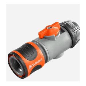 Gardena snabbkontakt med reglerventil 1/2" (6st/frp)