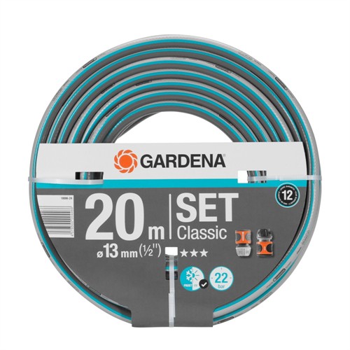 Gardena Classic 20m 1/2" Set med 1x18215-20 & 1x18213-20